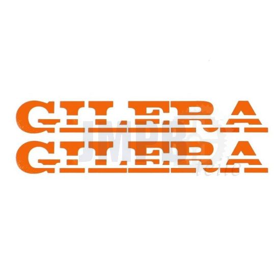 Aufklebersatz Turbo Gilera Orange