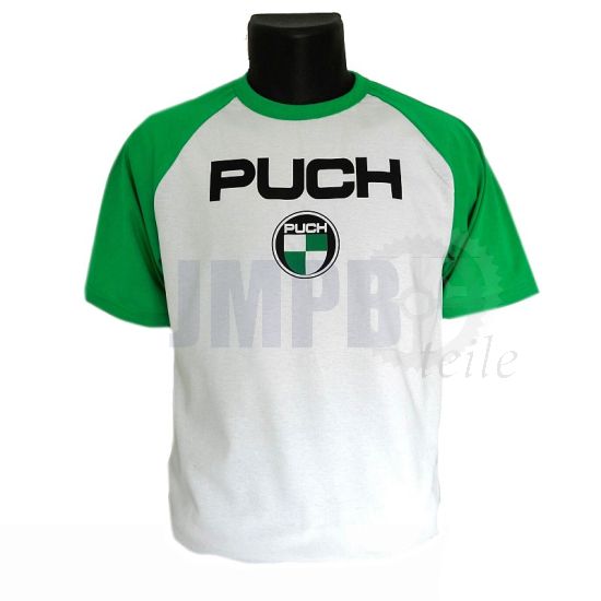 T-Shirt Puch Classic Weiß / Grün