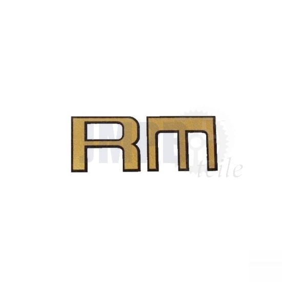 Rahmenaufkleber Kreidler Gold/Schwarz RM