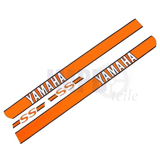 Aufklebersatz Yamaha FS1 SS 378-1974 Orange