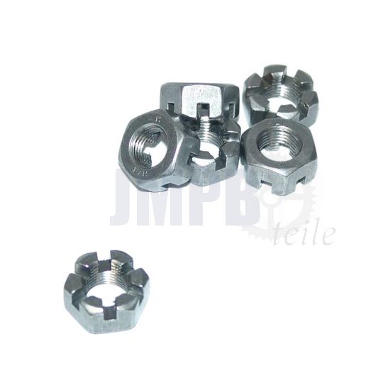 M10X1 Kronenmutter niedrig Din 937