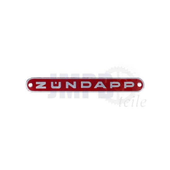 Emblem Zundapp Aluminium Rot