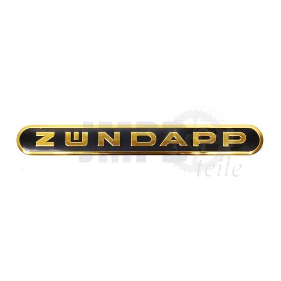 Tankemblem Zundapp Schwarz/Gold