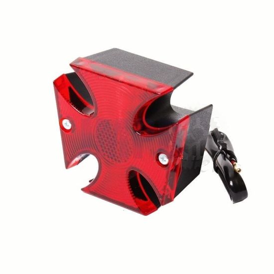 Rücklicht Malteserkreuz Klein Schwarz