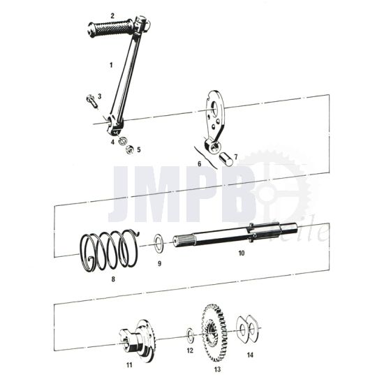 Kickstart Sachs 50/4 EKF