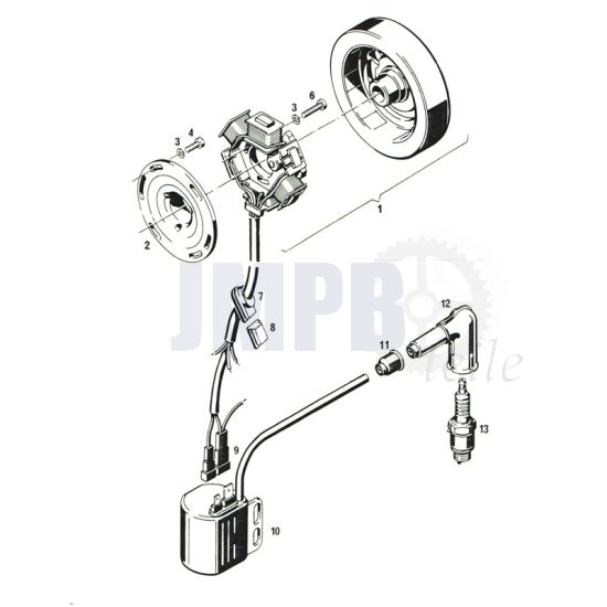 Zündung Sachs 50/4 EKF