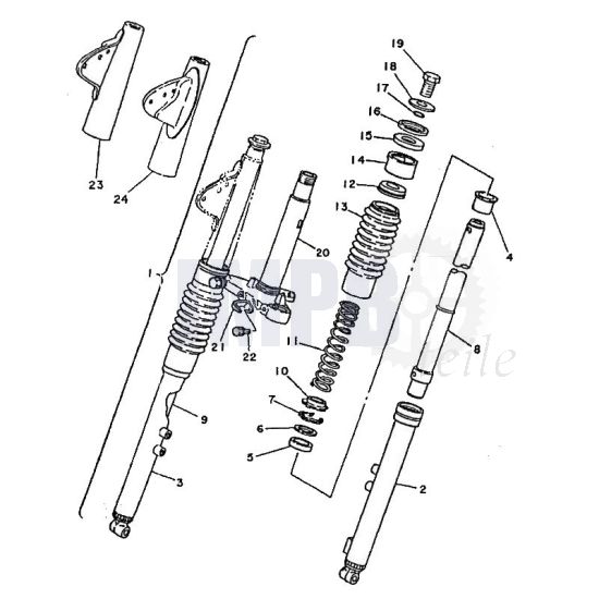 Gabel Yamaha FS1 2RU