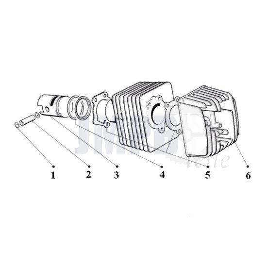 Lose Teile Polini 43MM Ciao
