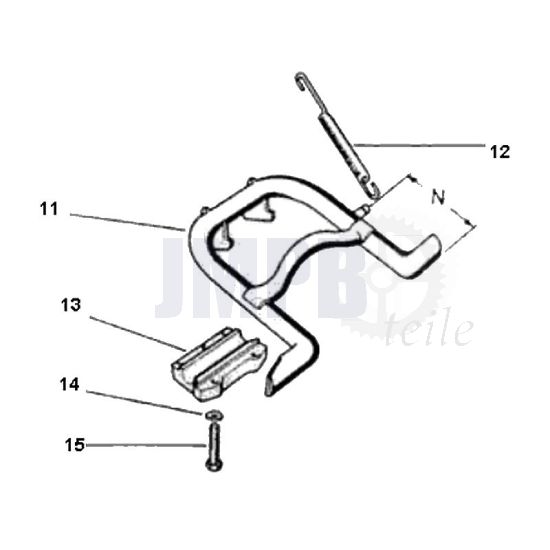 Hauptständer Puch Maxi