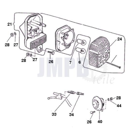 Rücklicht Puch Maxi