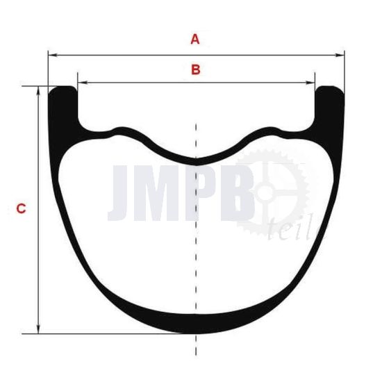 Felge B-Auswahl Chrom 1.40X17