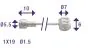 Kabel Brems/Kupplung Uni Edelsthal 235CM Nippel 5.5X10 & 7X6