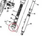 Gewindehülse Gabel Yamaha FS1