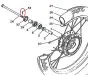 Splint Vorder & Hinterradachse Yamaha FS1 Remake