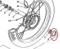 Simmerring Vorderrad Yamaha FS1/DT Links