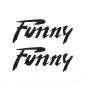 Aufklebersatz Citta Funny Schwarz 115X45MM