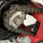 Sicherungsblech Ritzel Honda Kerbe am Bolzenloch