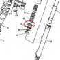 Halter Gabelfeder Yamaha FS1 2RU