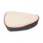 Sattel Oldtimer Creme/Grau Puch