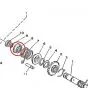 Führungsbuchse Kickstarterfeder Yamaha FS1