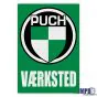 Vaerksted Aufkleber Puch Danish