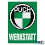 Werkstatt Aufkleber Puch Deutsch