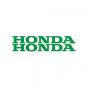 Aufklebersatz Honda Wort Grün 12CM