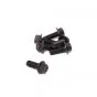 Flanschbolzen Schwarz M6X15 Sechskant