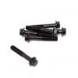 Flanschbolzen Schwarz M6X35 Sechskant