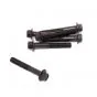 Flanschbolzen Schwarz M6X40 Sechskant