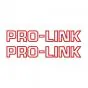 Aufklebersatz Pro-Link Rot auf Transparent 26CM