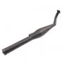 Auspuff Kreidler P6 Glaswolle-gedämpft Schwarz 32MM