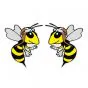 Aufklebersatz Vespa Happy Wasp 40X50MM