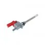 Benzinhahn M10 X 1 Recht Rot - Oldtimer
