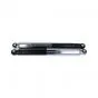 Stoßdämpfer Schwarz/Chrom Geschlossen IMCA 310MM