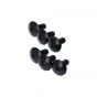 Schraubensatz M6X15 Aluminium Schwarz - 6 Stück