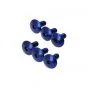 Schraubensatz M6X15 Aluminium Blau - 6 Stück