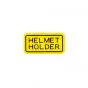 Aufkleber "Helmet Holder" Honda MT/MB Gelb
