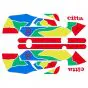 Aufklebersatz Gilera Citta Funny Multi