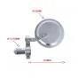 Einsteckspiegelsatz Rund Silber Universal
