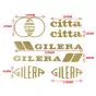 Aufklebersatz Gilera Citta Gold 7-Stück