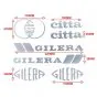 Aufklebersatz Gilera Citta Chrom 7-Stück