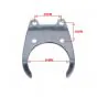 Tachometer Halter Peugeot 103 SP Chrom