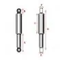 Stoßdämpfer Geschlossen Mattschwarz 280MM DMP