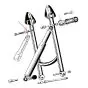Abstandhalter Duo Fußrasten Kreidler Original 12.5MM