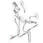Kabelbefestigung Vorder Bremse Yamaha DT50/80MX