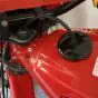 Lenkkopfmutter Honda MT50 Schwarz mit Loch