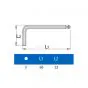 Unior Kugelkopf-Sechskantstiftschlüssel 3MM