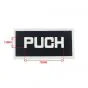 Schablone Puch Klein 72X21MM