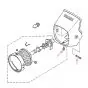 Befestigungssatz Scheinwerfer mit Verkleidung Yamaha DT50MX